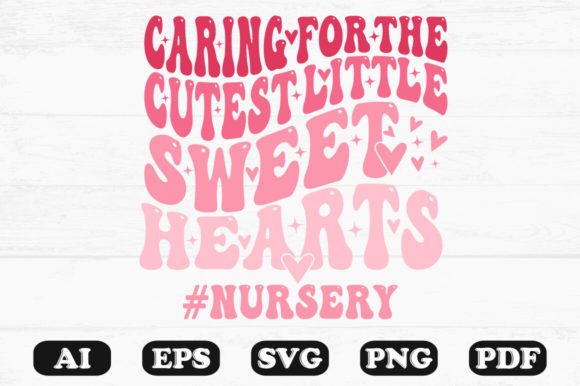 Sweet Hearts Nursery Retro SVG: A Designer's Review for Graphics & Crafts